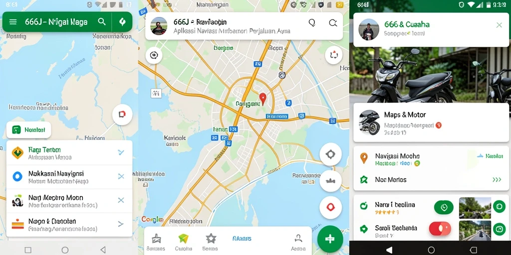 Antarmuka aplikasi 666J yang intuitif dan ramah pengguna.