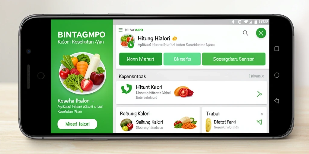 Tampilan antarmuka pengguna BINTANGMPO yang menarik dan fungsional.
