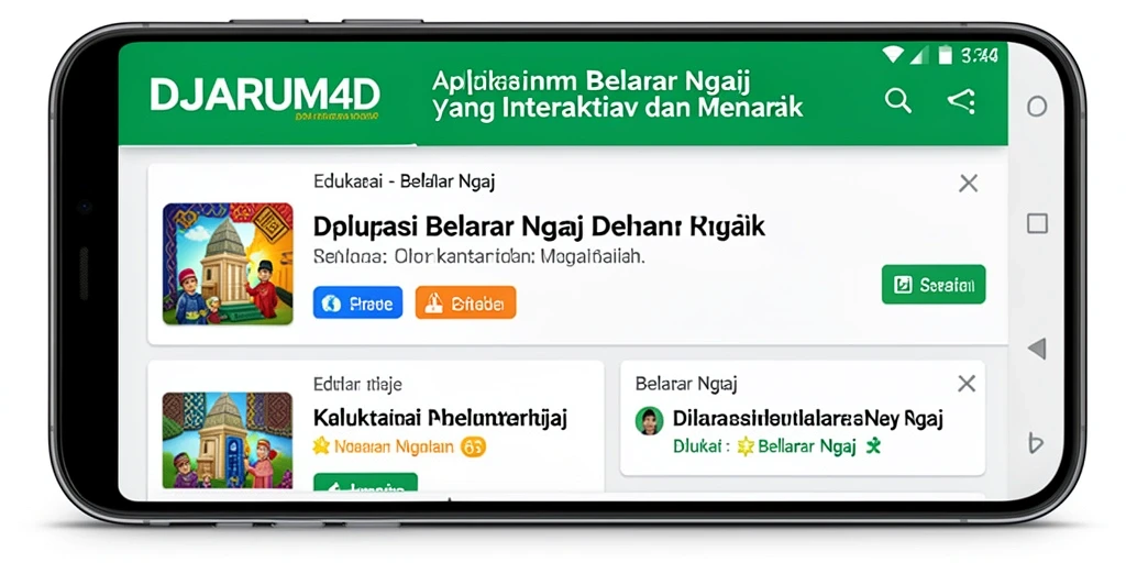 Tampilan antarmuka DJARUM4D yang menarik untuk belajar mengaji.