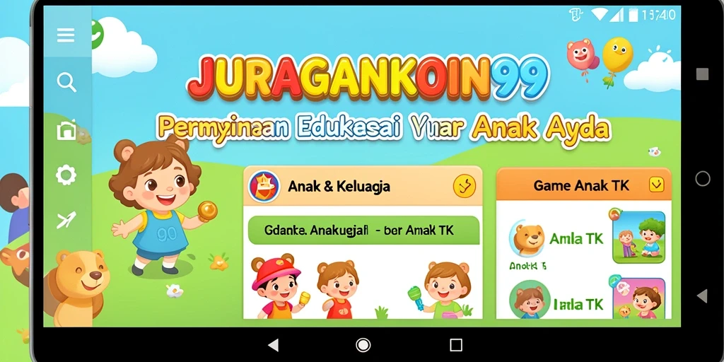 Antarmuka ceria dan interaktif dari JURAGANKOIN99