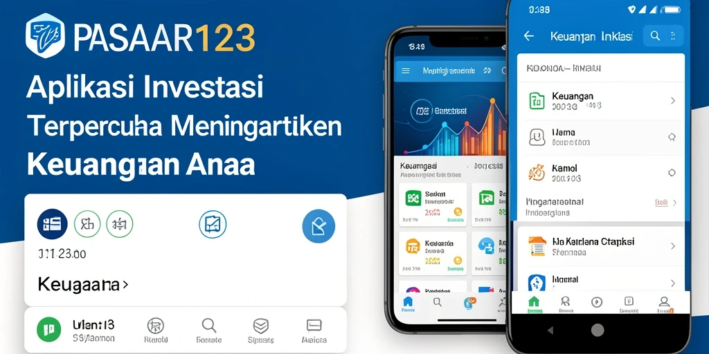 Tampilan antarmuka PASAR123 yang modern dan fungsional untuk investasi.